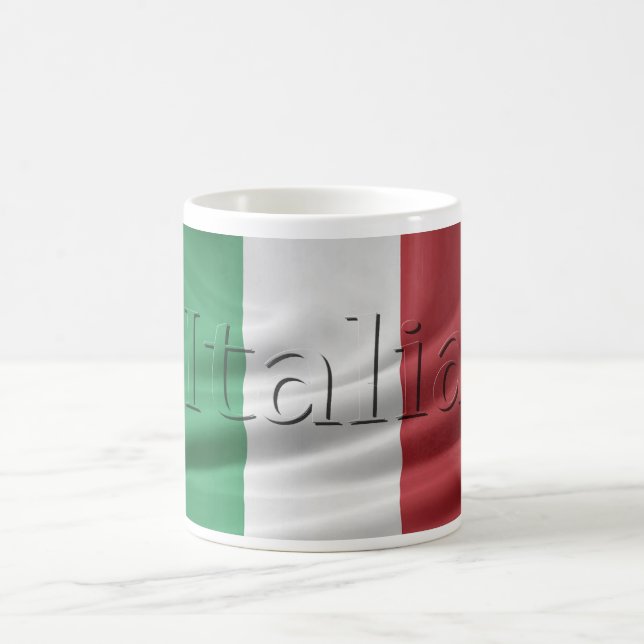 Taza italiana de la bandera de Italia (Centro)