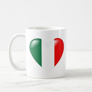 Taza italiana del corazón - Cuore Italiano