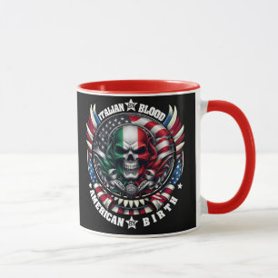 Taza Italiano de Blood American por Birth ItalianAmeric