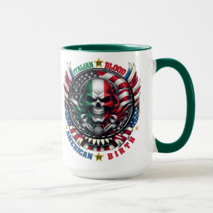 Taza Italiano de Blood American por Birth ItalianAmeric