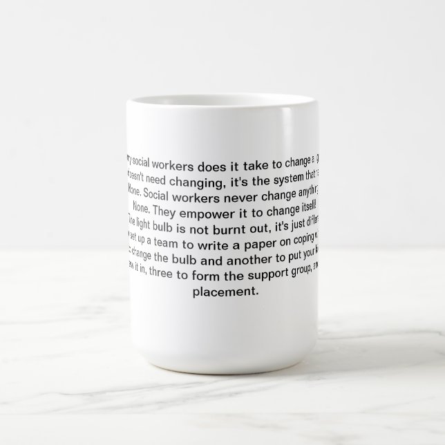 Taza IV del trabajo social (Centro)