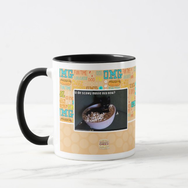 Taza ¿Iz de scawy film ova ahora? (Izquierda)