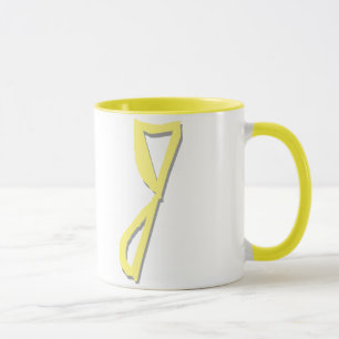 Taza J (amarilla)