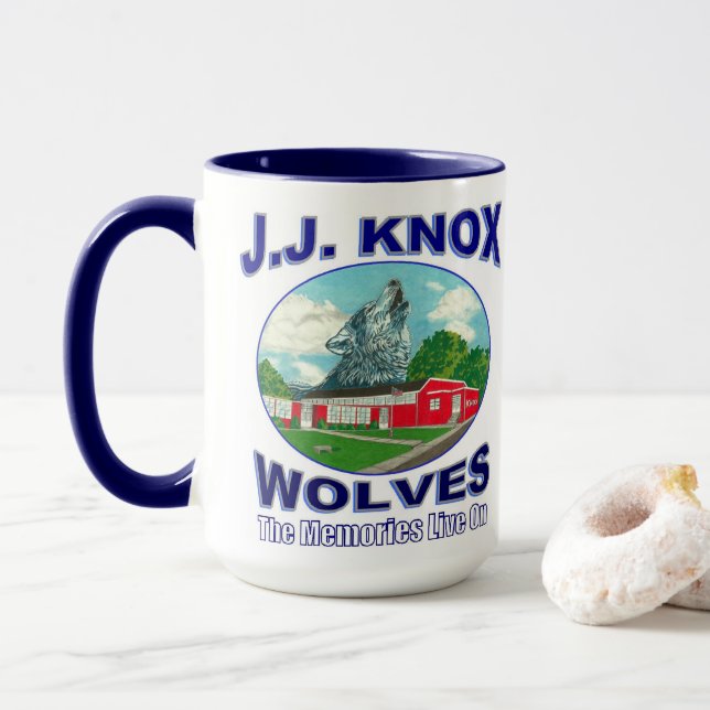 Taza J.J. KNOX SE MUESTRA: "Cantar Ahora" (Con donut)