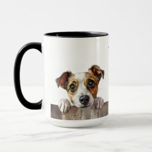 Taza Jack Russel Terrier Dog Mug