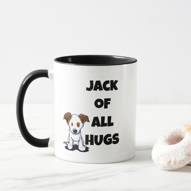 Taza Jack Russell Terrier KiniArt (Con donut)