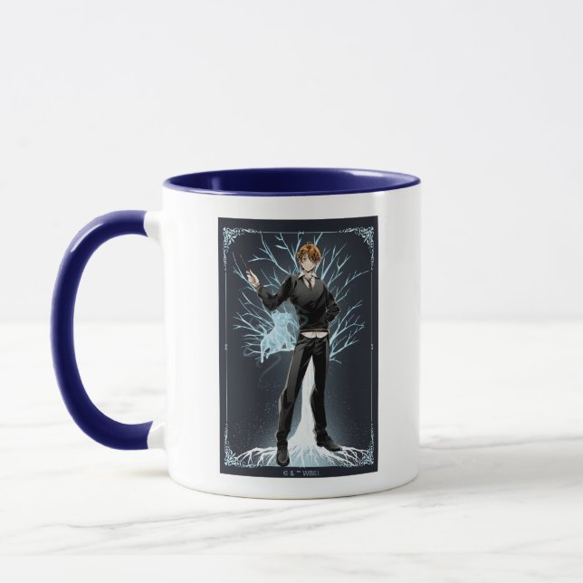 Taza Jack Russell Terrier Patronus de Anime Ron Weasley (Izquierda)