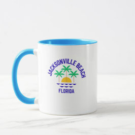 Taza Jacksonville Beach Florida Coffee Mug