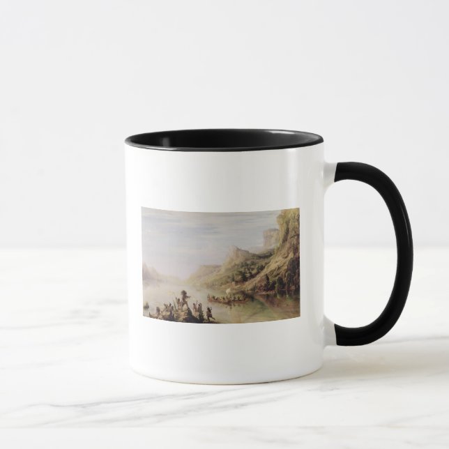 Taza Jacques Cartier que descubre el St. Lorenzo (Derecha)