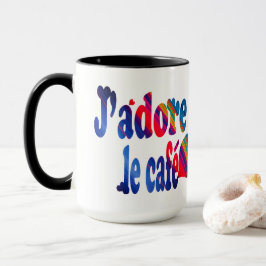 Taza J'adore le café