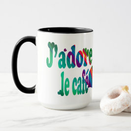 Taza J'adore le café