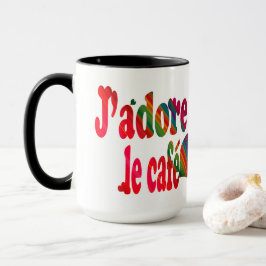 Taza J'adore le café