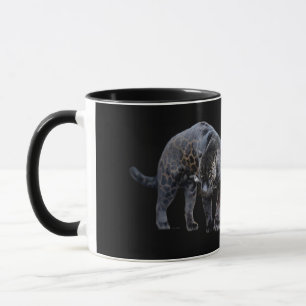 Taza Jaguar Diablo negro combo mug