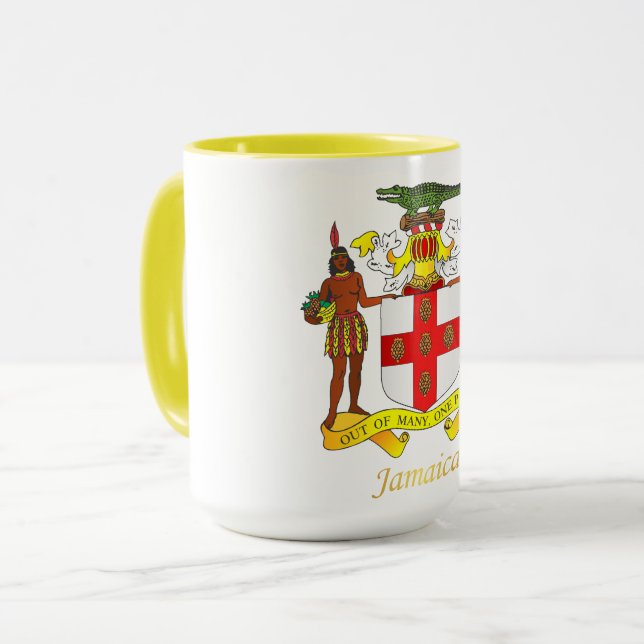 Taza Jamaica COA (Anverso izquierdo)