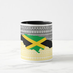 Taza Jamaica Raíces   Regalo jamaicano