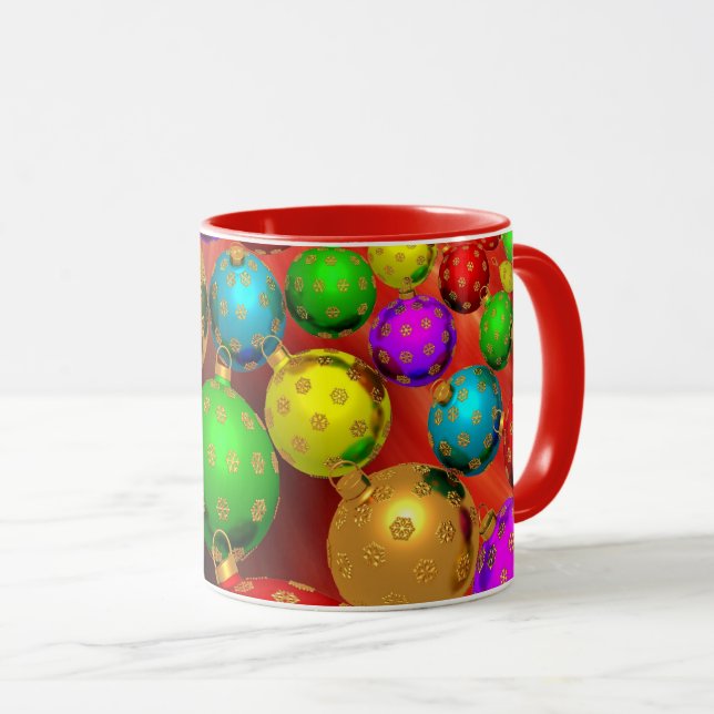 Taza Jamboree de adornos de Navidad  (Anverso derecho)