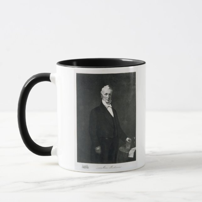 Taza James Buchanan, décimo quinto presidente del (Izquierda)
