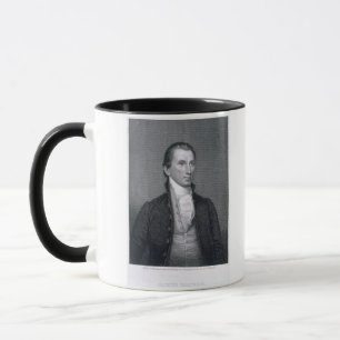 Taza James Monroe, grabado por Asher Brown Durand (1796