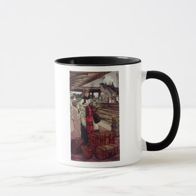 Taza James Tissot el | que espera en la estación (Derecha)