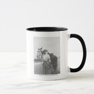 Taza Jane Bernoudi y su caballo