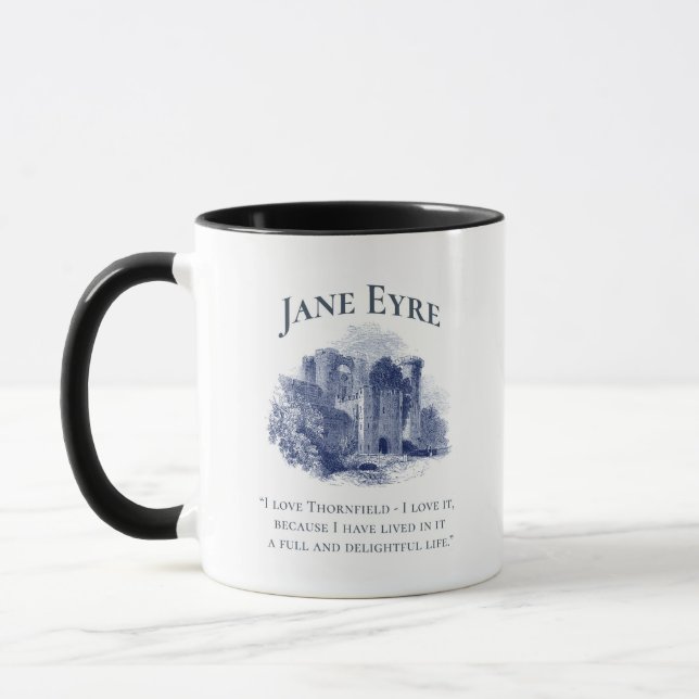 Taza Jane Eyre - Amo Thornfield - Castillo (Izquierda)