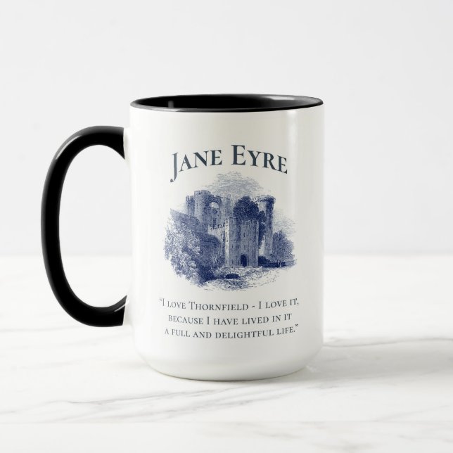 Taza Jane Eyre - Amo Thornfield - Castillo (Izquierda)