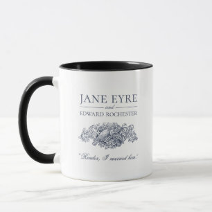 Taza Jane Eyre - Lector que me casé con él - Palomas