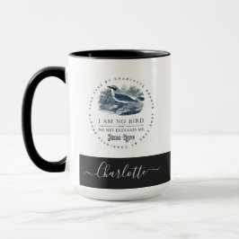 Taza Jane Eyre - No Soy Pájaro - Agrega Tu Nombre