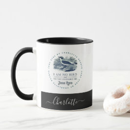 Taza Jane Eyre - No Soy Pájaro - Agrega Tu Nombre