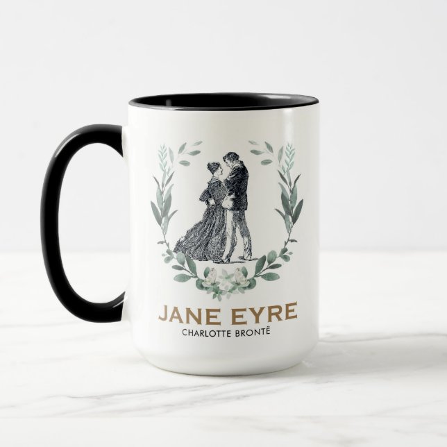Taza Jane Eyre y Edward Rochester con Wreath (Izquierda)