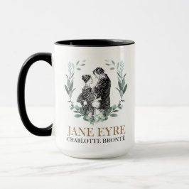Taza Jane Eyre y Edward Rochester con Wreath