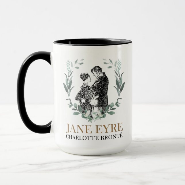 Taza Jane Eyre y Edward Rochester con Wreath (Izquierda)