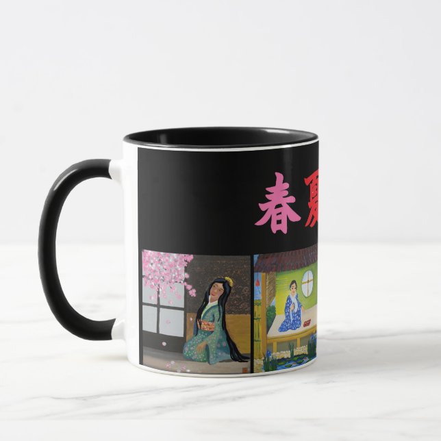 Taza Japón - cuatro temporadas (Izquierda)