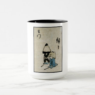 Taza Japón feudal de los actores de disfraces de Matsur