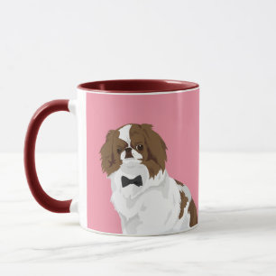 Taza Japonés Chin del inconformista con el lazo negro