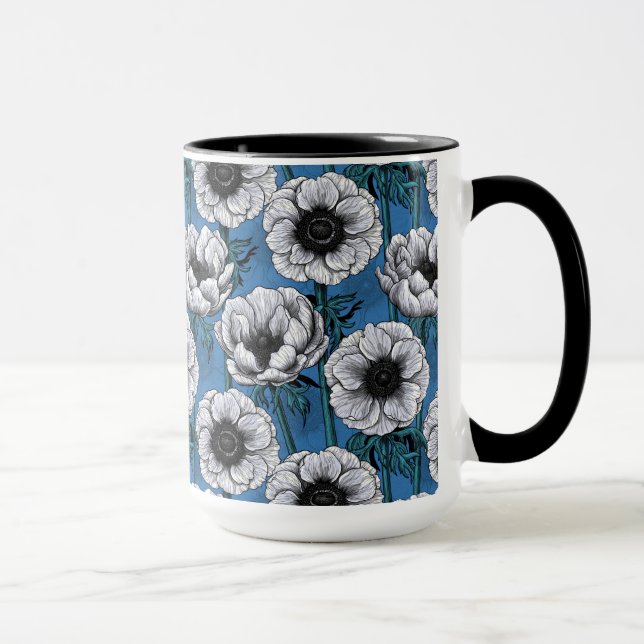 Taza Jardín anémico blanco (Derecha)
