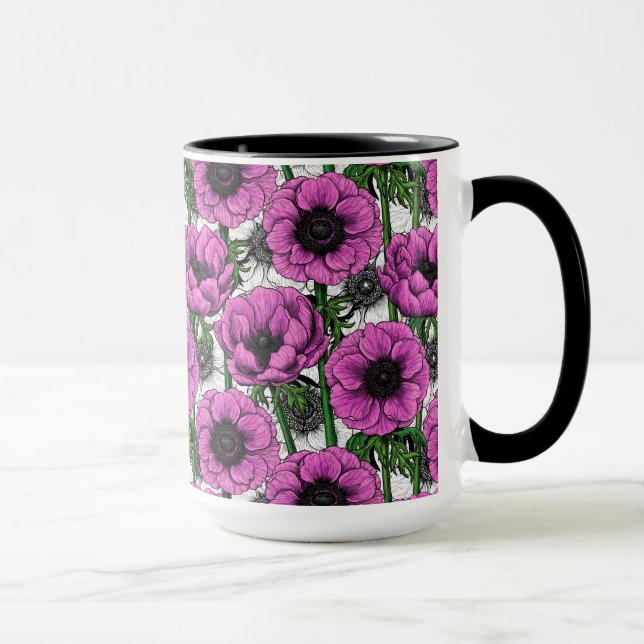 Taza Jardín anémico rosa (Derecha)