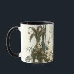 Taza Jardín asiático con mujeres y animales<br><div class="desc">Un bonito jardín de estilo asiático con varios animales y vigilado por una mujer atenta. La escena evoca los pensamientos del Jardín del Edén,  con una serpiente deslizándose en primer plano. ¡Un regalo perfecto para la persona de su vida que viaja bien por el mundo!</div>