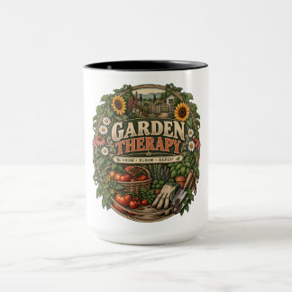 Taza Jardín de Cabaña Antiguo