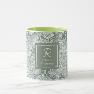 Taza Jardín de campo australiano personalizado - Sage