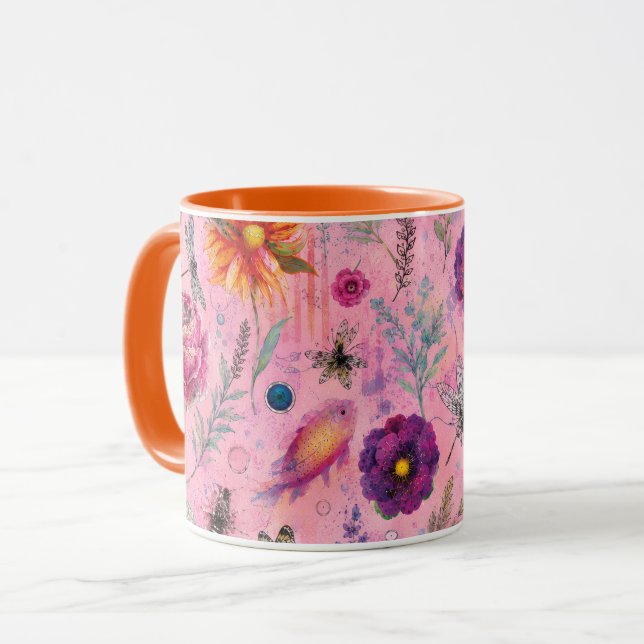 Taza Jardín de Floración Caprichosa (Anverso izquierdo)