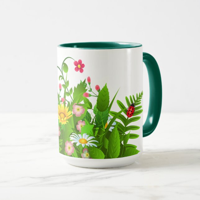 Taza Jardín de flores (Anverso derecho)