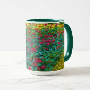 Taza Jardín de flores mixtas/rojo brillante, amarillo y