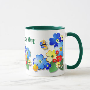 Taza Jardín de flores ~ Ringer Mug