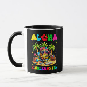 Taza Jardín de infancia Aloha Piña Hawái Vuelta al cole