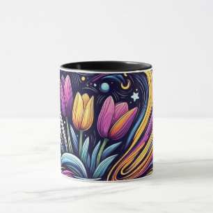 Taza Jardín de polvo de estrellas