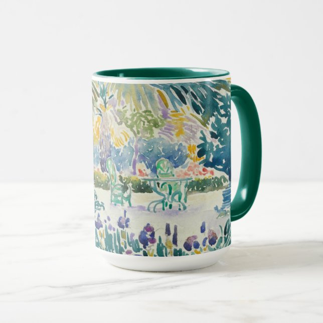 Taza Jardín del pintor en el santo Clair (Anverso derecho)