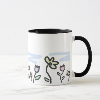 Taza Jardín en colores pastel
