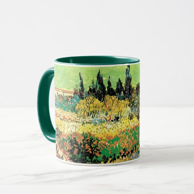 Taza Jardín florido con sendero de Vincent van Gogh (Anverso izquierdo)