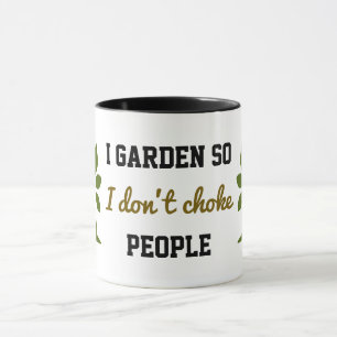 Taza Jardín para no ahogar a la gente